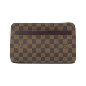 LOUIS VUITTON Authentic Brown Damier Clutch Bag